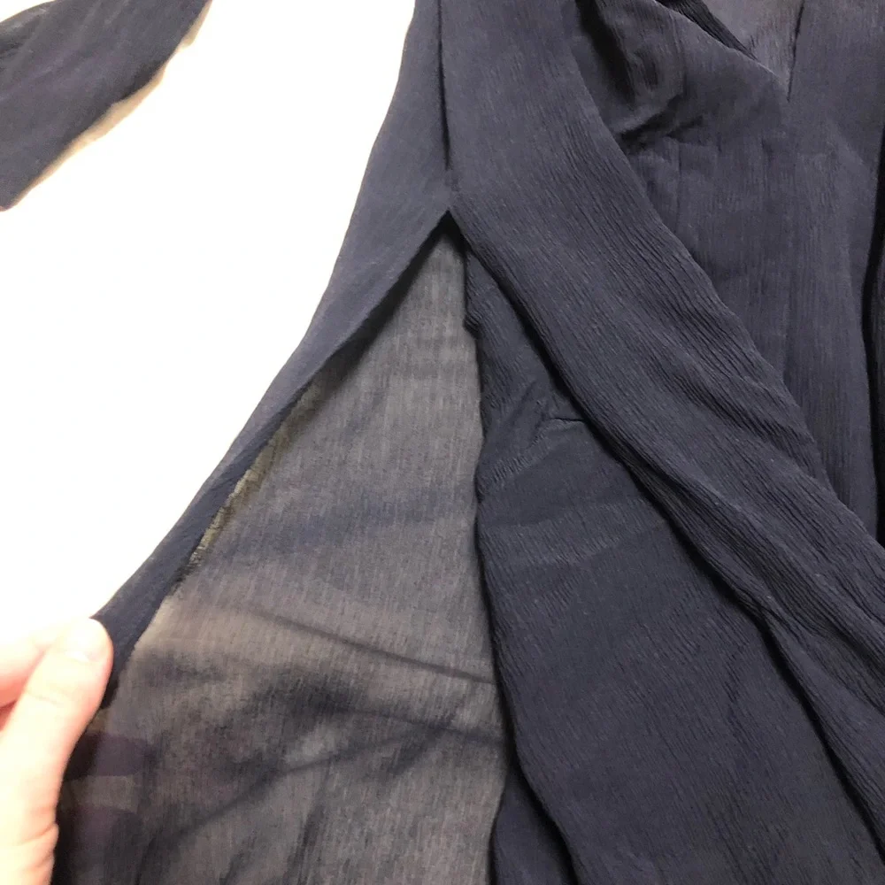 NWOT Eileen Fisher Sheer Silk Jacket Duster - Picture 2 of 9